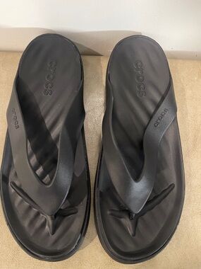CROCS Women’s Black Classic Flip Sandals